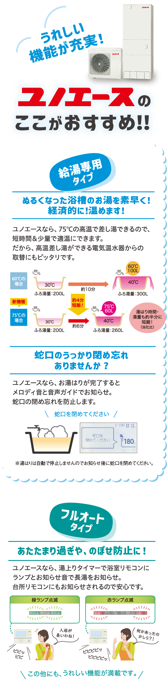 ユノエースのここがおすすめ！！